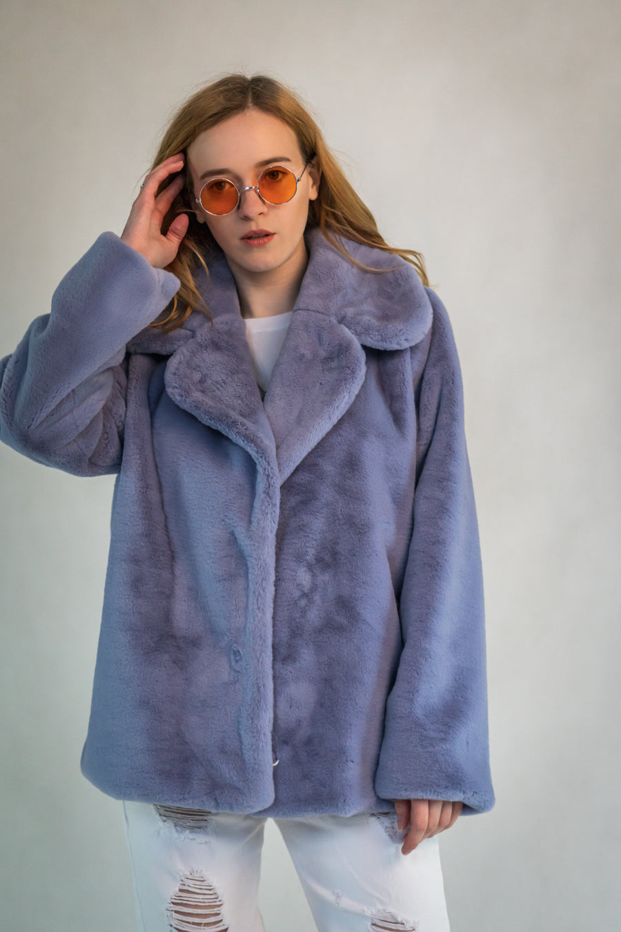 Cropped lilac jacket - LOOKHUNTER