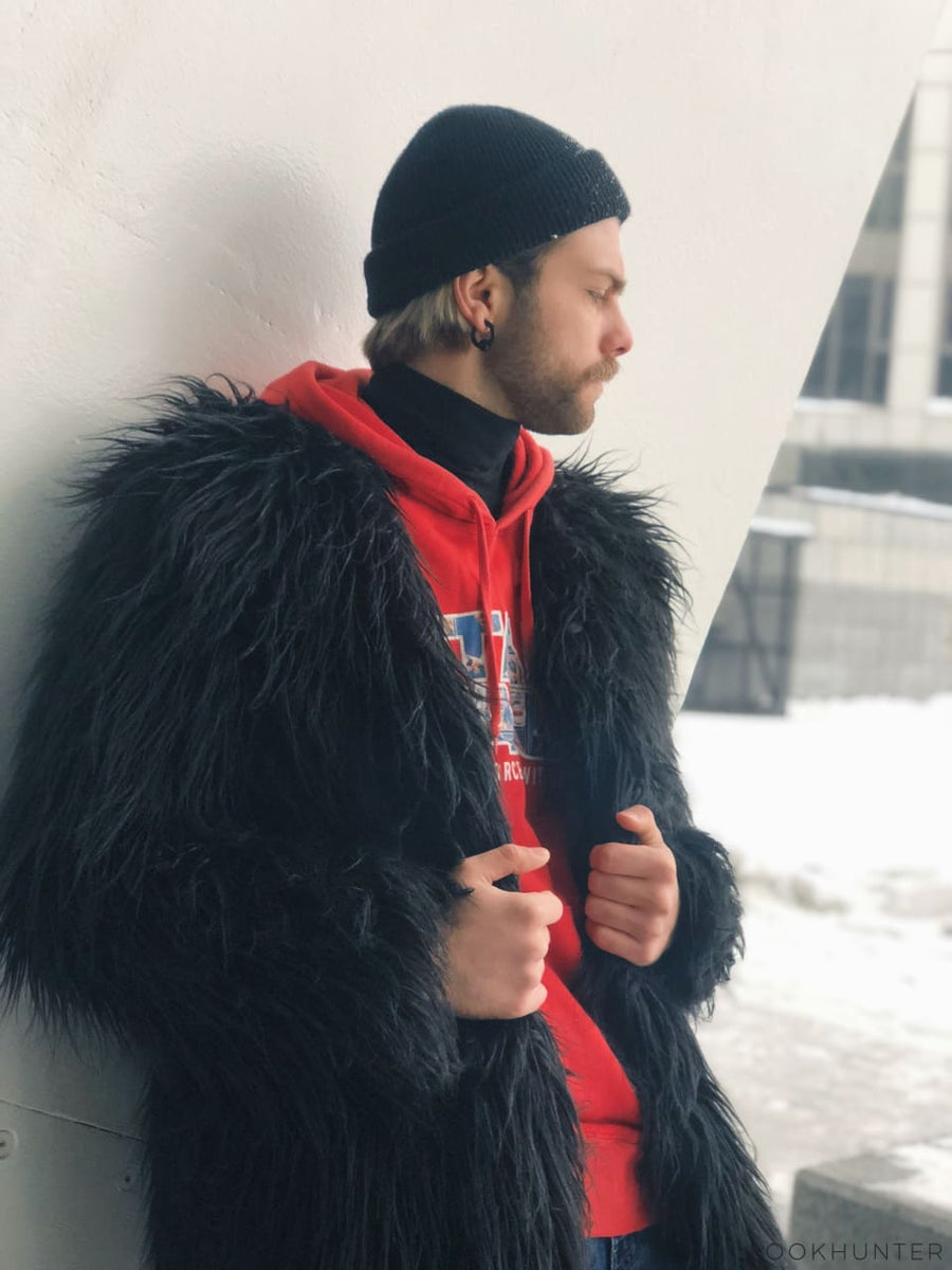 Jon Snow black faux fur jacket - LOOKHUNTER