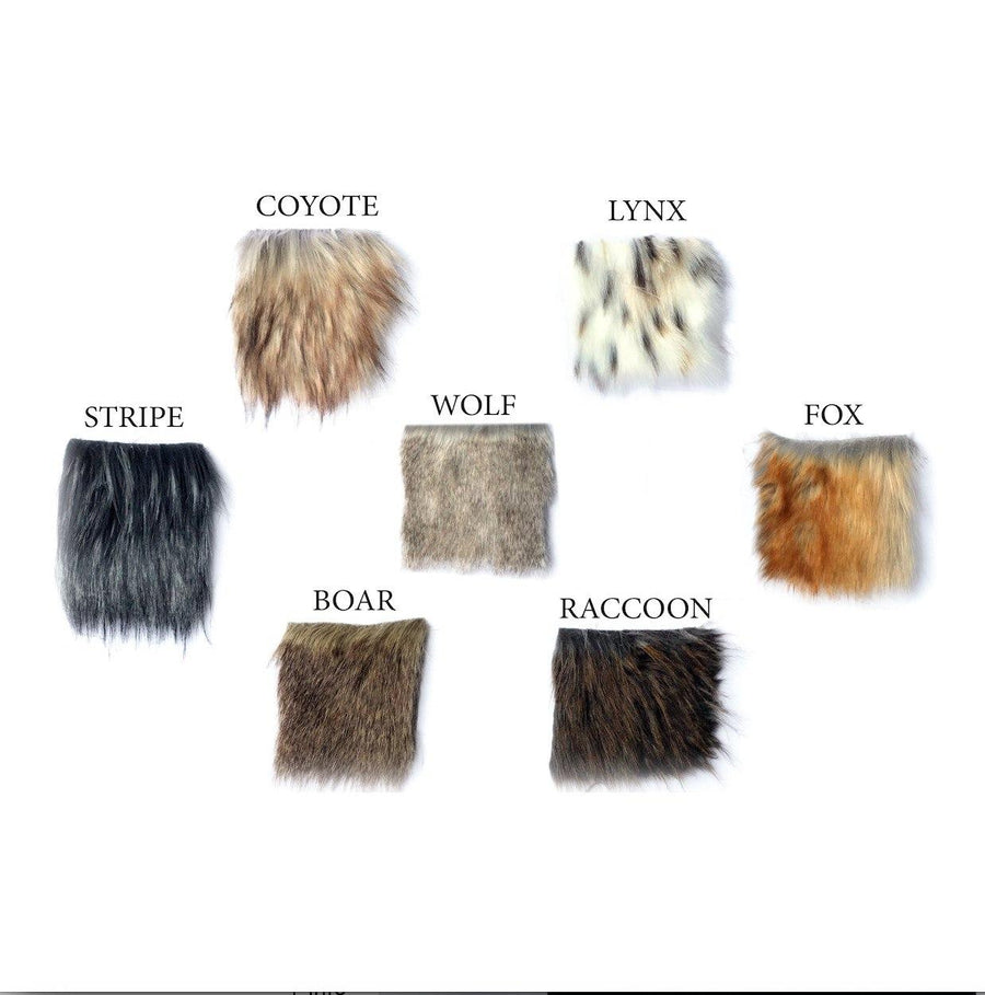 Fox faux fur gloves - LOOKHUNTER
